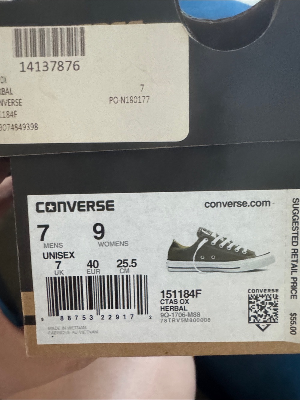 Converse Shoe (Herbal)